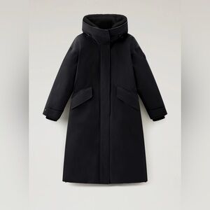 Woolrich Long Parka in Brushed Ramar size Large